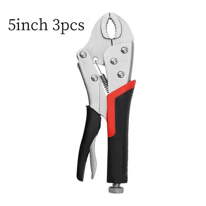 5-Inch Locking Pliers - Curved Jaw Multi-Function Welding & Repair Tool