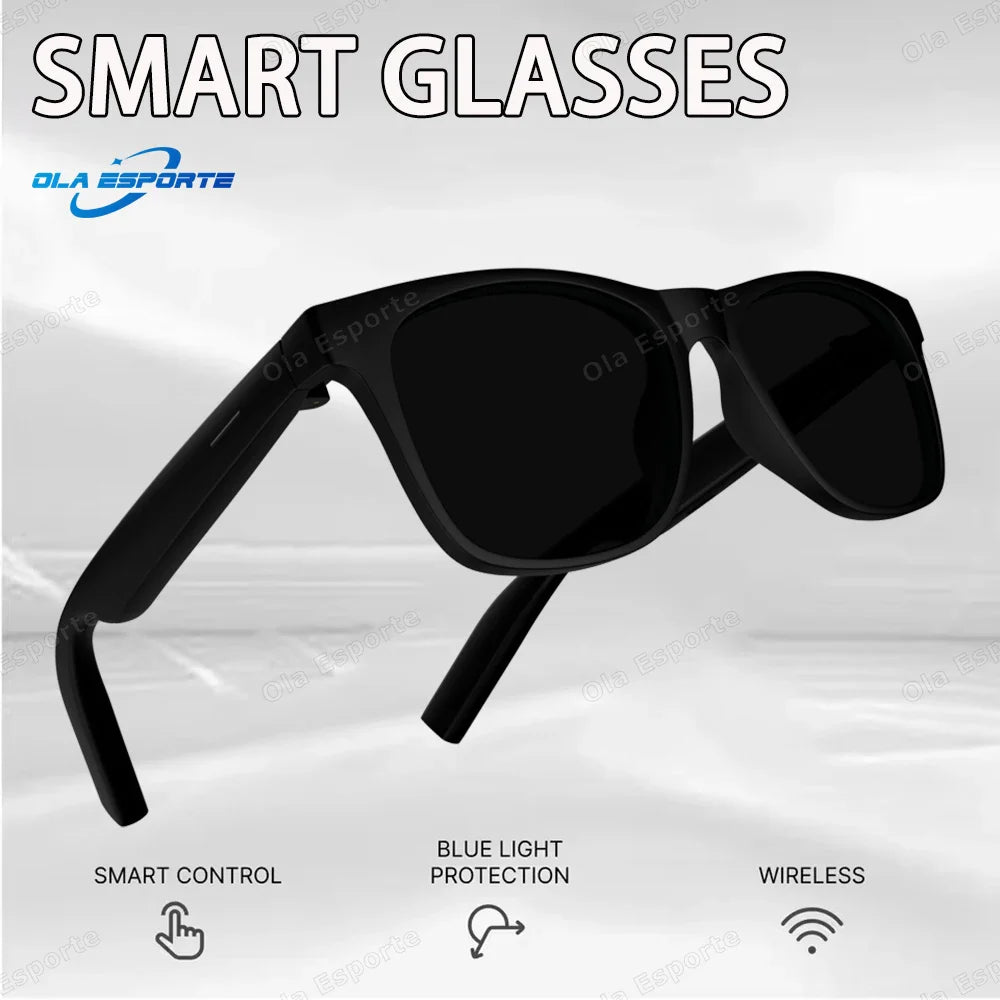 Ola Esporte Smart Glasses — Bluetooth Call Sunglasses, Multi-Functional Anti-Blue Light Wireless Headset for Men and Women