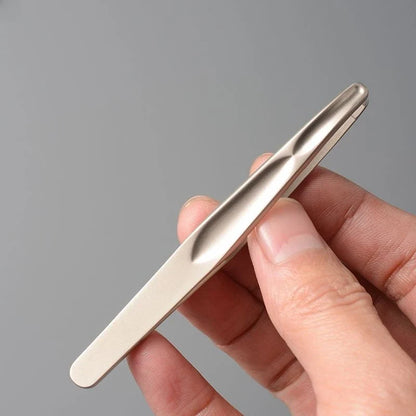 Premium Round Head Tweezers - Precision Eyebrow, Facial Hair & Beard Removal Tool