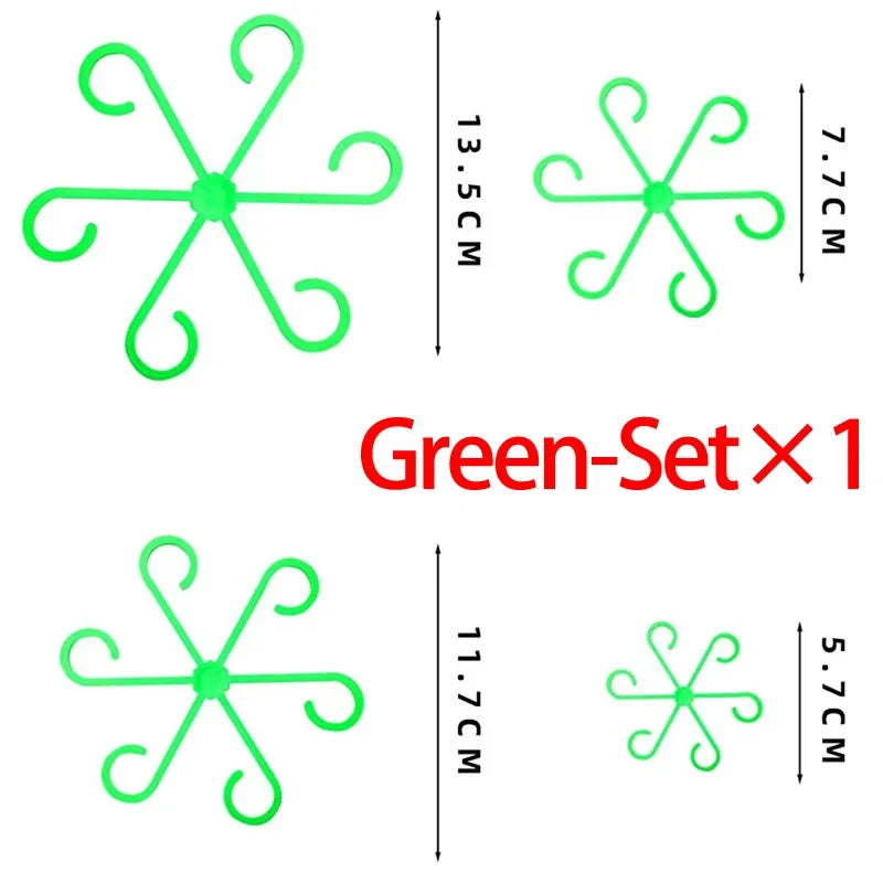 Reusable Plant Support Clips - Plastic Garden Stem Fixing Clips for Houseplant Branch Organizer