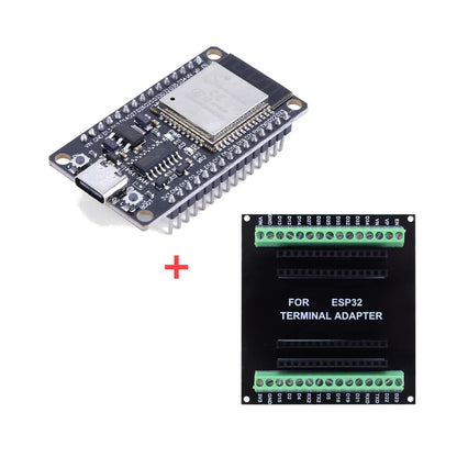ESP32 ESP-WROOM-32 Development Board – Type-C WiFi & Bluetooth Module with ESP32 NodeMCU Breakout Board for IoT Projects