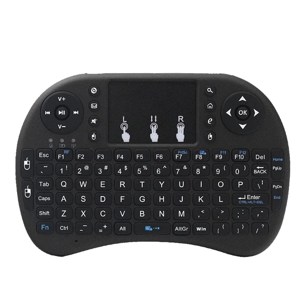 MRSVI I8 Mini Wireless Keyboard - 2.4G Air Mouse Remote with Touchpad for Android TV Box, PC & Smart TV
