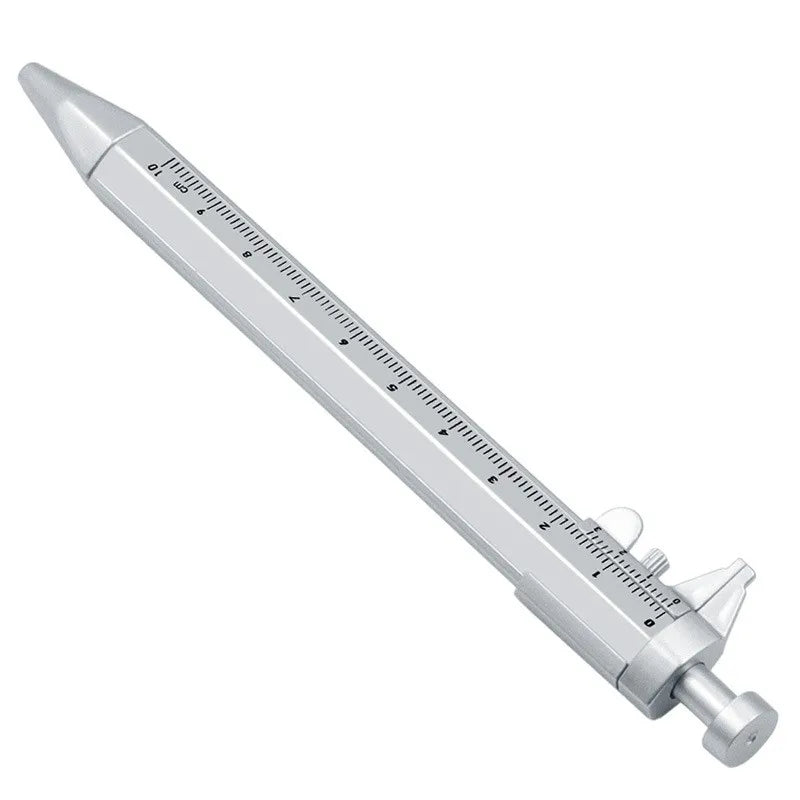 Multifunction Caliper Ballpoint Pen — 0.5mm Gel Ink Roller Pen with Vernier Caliper Design, Creative Stationery