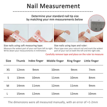 10 Pcs Short Handmade Pink Press-On Nails – Spring French Rhinestone Plaid Full Cover Fake Nail Tips