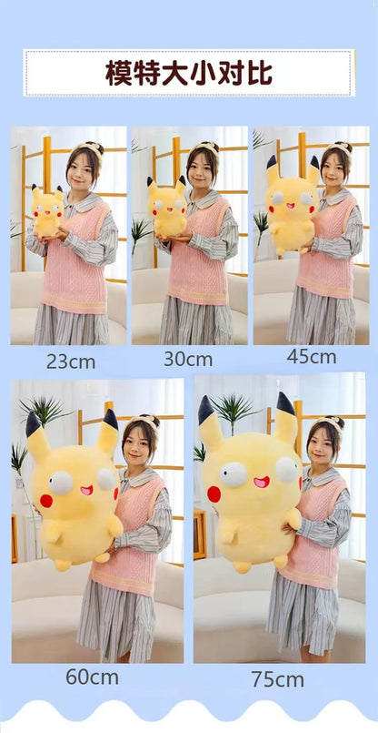 23cm Cute Pokemon Plush Toys — Pikachu, Charizard & Squirtle Soft Sleeping Pillow Dolls, Christmas Gift