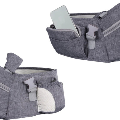 Ergonomic Baby Carrier Hip Seat – Portable Infant Waist Stool Sling, Front-Facing Kangaroo Wrap for Comfortable Baby Wearing Gear