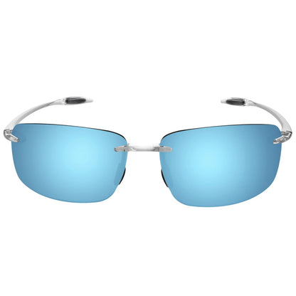 MAXJULI Polarized Sunglasses for Men & Women - Designer Fashion, Rimless Sports & Driving Eyewear (MJ8009)