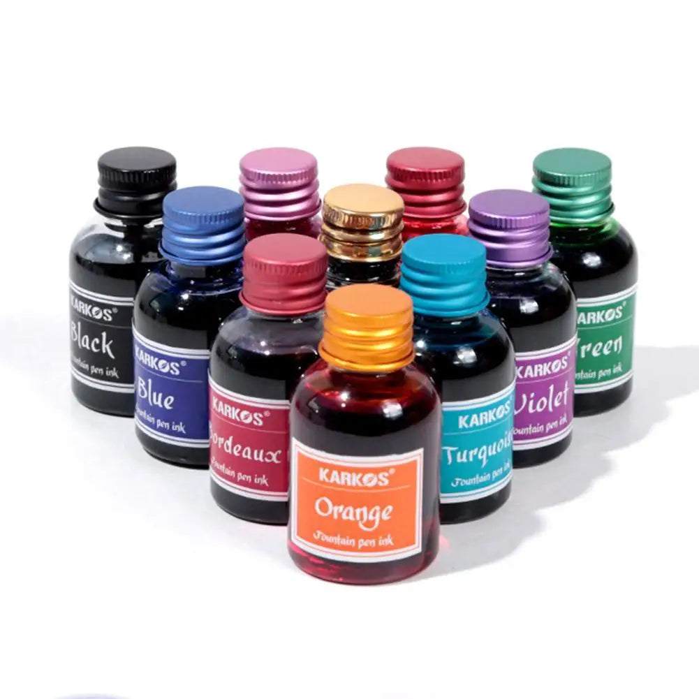 20/30ml Fountain Pen Ink – High-Quality Pure Color Ink for Calligraphy, Writing, and School Stationery