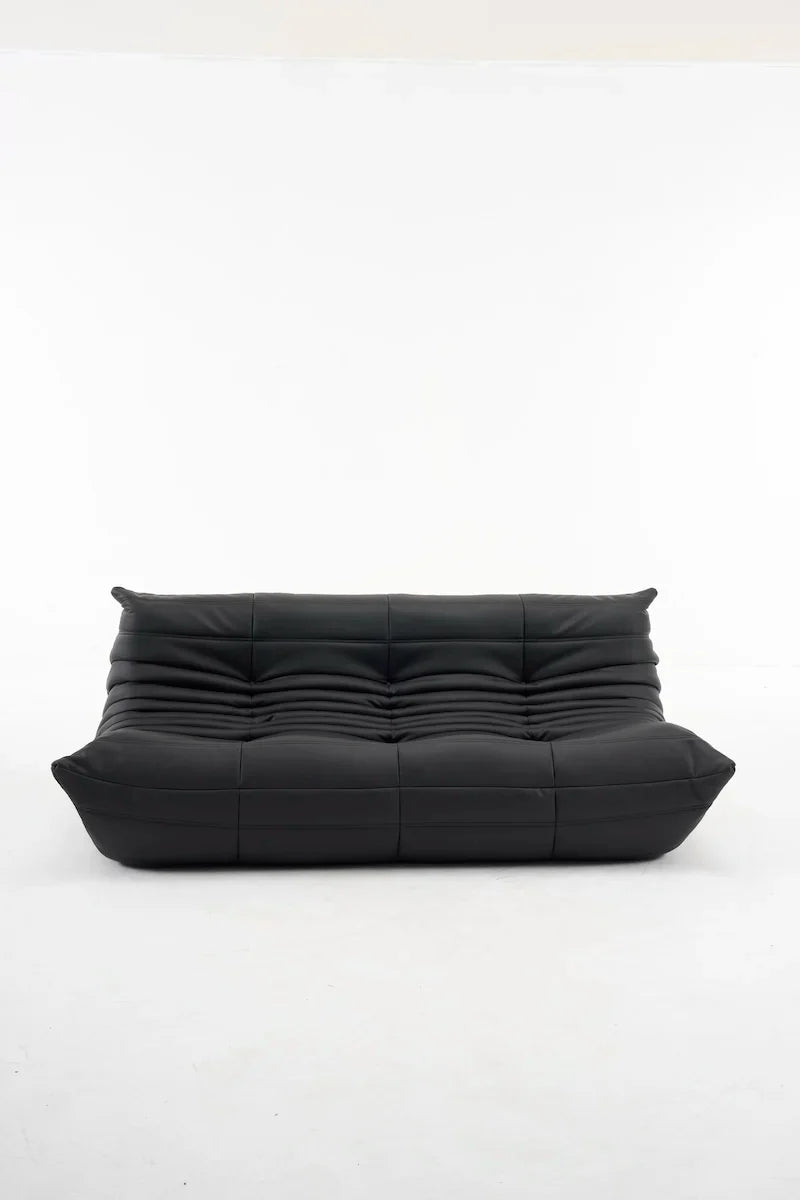 Caterpillar Togo Single Sofa – Tatami-Style Leisure Chair for Living Room or Bedroom, Reading & Relaxing Seat