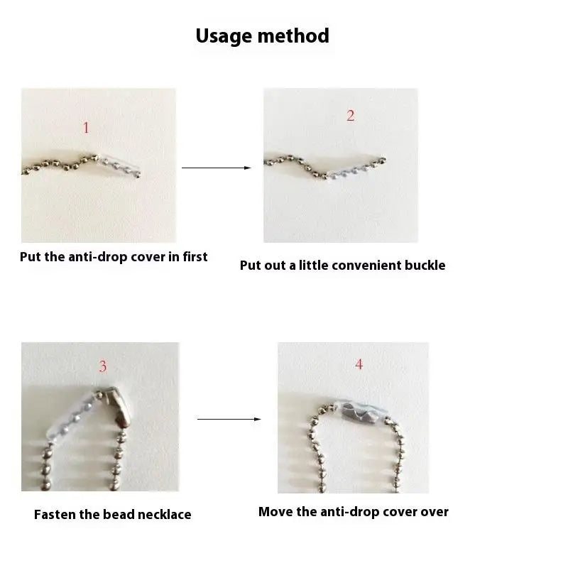 Pendant Bead Chain Anti-Lost Strap - Creative Pearl Protective Cover Chain for DIY Accessories & Device Protection