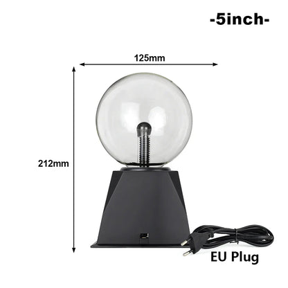 Magic Crystal Plasma Ball Lamp – LED Night Light for Kids, Bedroom & Gifts (3–8 Inch)