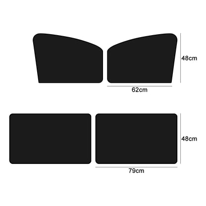 Magnetic Car Sunshade UV Protection Curtains | Double Sided Sun Shield Cover | Auto Window Sunshade Protector | DIY Accessories