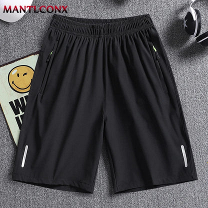 Men's Summer Sport Shorts – Cool Running, Gym & Fitness Training Shorts in Black and Gray