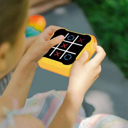 Multifunctional Electronic Tic-Tac-Toe Board – Portable Montessori Puzzle & Chess Game for Kids & Adults