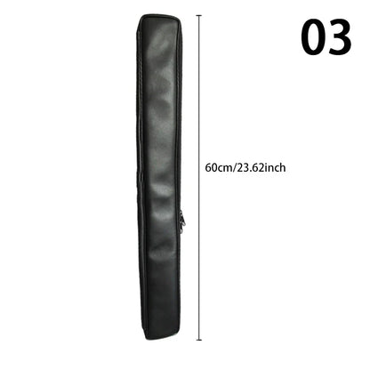 Waterproof Leather Instrument Bag - Thickened Vertical Storage Case for Flute, Piccolo, Saxophone & Wind Instruments