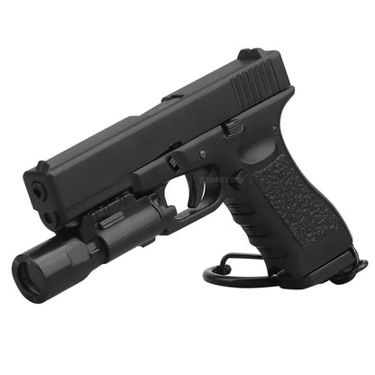 Mini Tactical Pistol Keychain - G17 Model Gun Shape Detachable Key Ring Backpack Vest Decorative Accessory