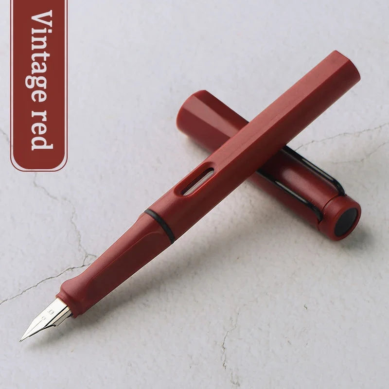 Luxury Calligraphy Fountain Pen - Premium Ink Cartridge Writing Tool for Office, School & Creative Lettering