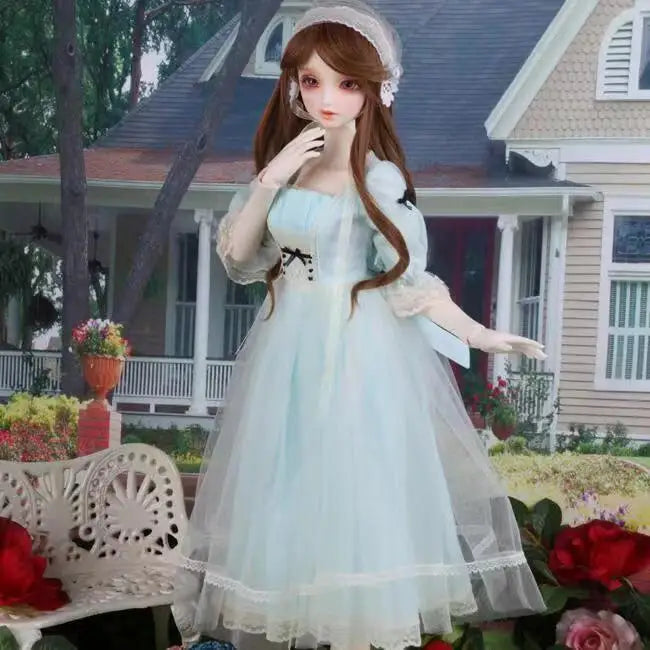 BJD Doll Girl Retro Palace Style Dress & Skirt – 1/6 1/4 1/3 Size Outfit Promotion