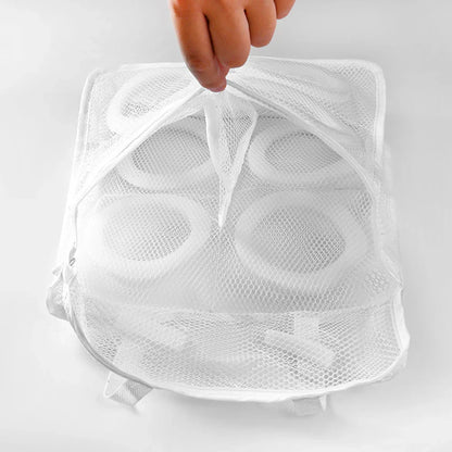Portable Mesh Shoe Laundry Bag – Washing Machine Safe, Anti-Deformation Shoe Storage & Clothes Organizer