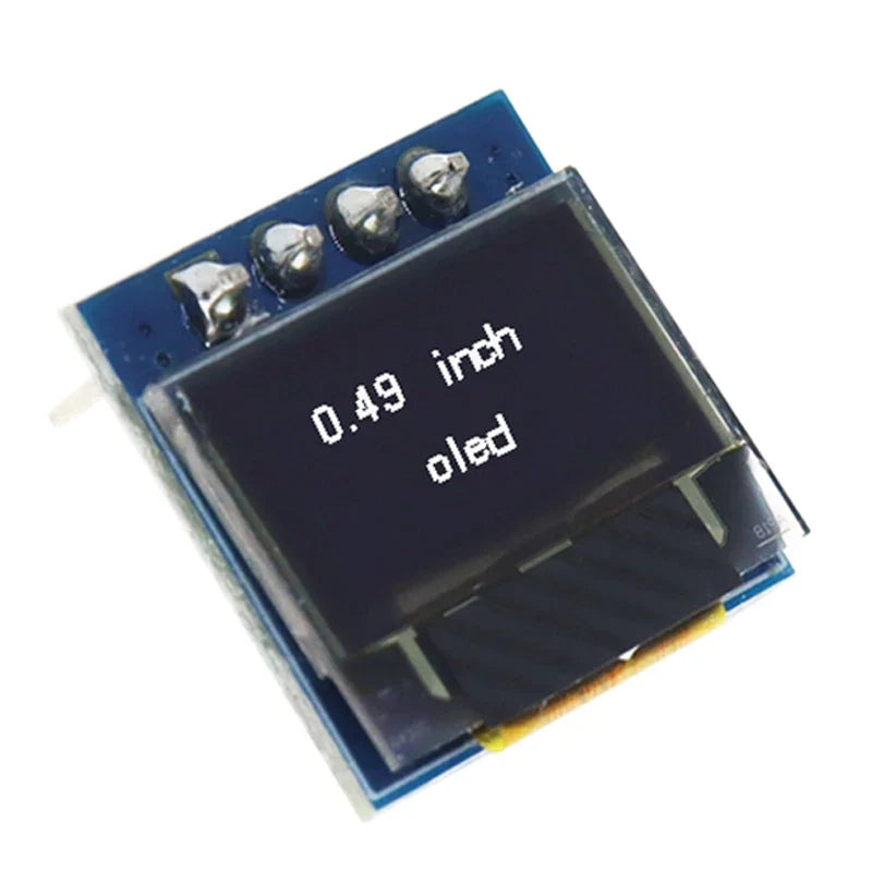 AITEXM 0.49 Inch OLED Display Module - 64x32 SSD1306 I2C IIC Screen for Arduino AVR STM32 DIY Projects