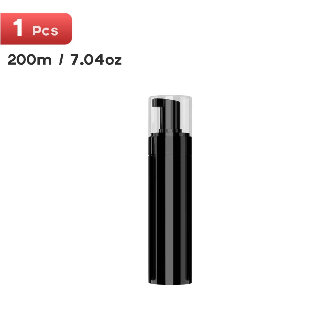 100/200/250ml Plastic Foaming Bottle – Pump Dispenser for Shampoo, Lotion, Shower Gel & Cosmetic Liquids