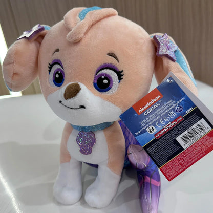 PAW Patrol Coral Plush Toy - Official Cartoon Stuffed Animal 9" Kids Birthday & Christmas Gift for Ages 2+