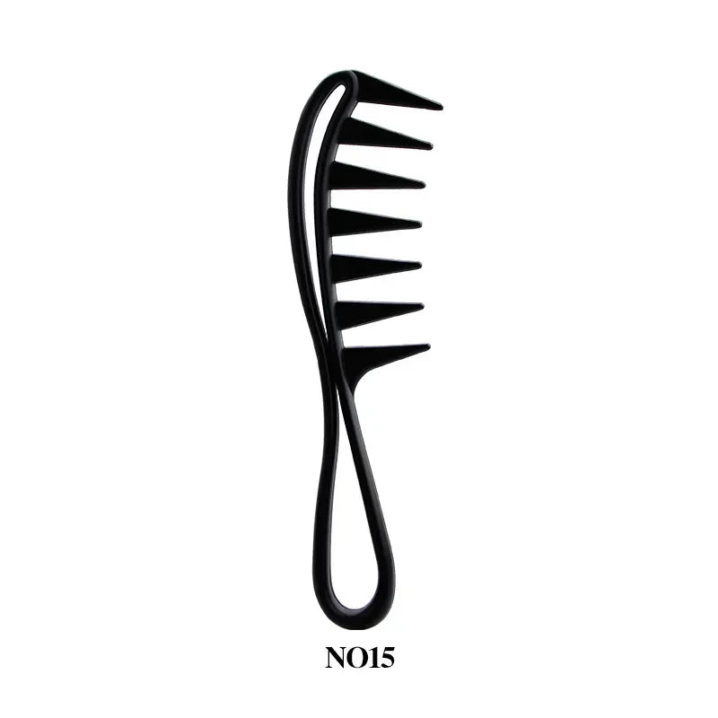 Men's Professional Wide Tooth Hair Comb & Brush – Barber-Grade Hair Styling Tool for Men