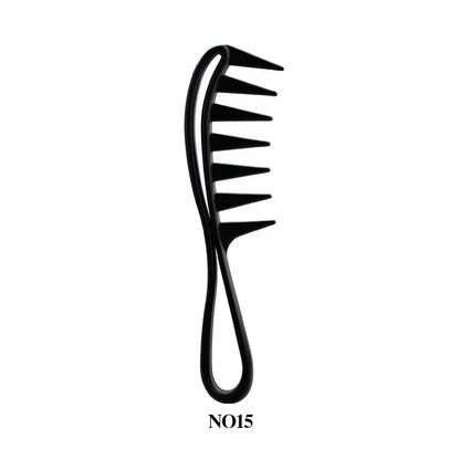 Men's Professional Wide Tooth Hair Comb & Brush – Barber-Grade Hair Styling Tool for Men