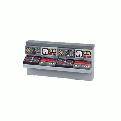 City Tech Building Blocks - Computer Control Center Model with Audio Radar & Keyboard