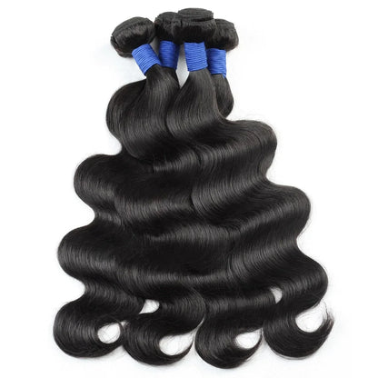 Rosabeauty Human Hair Bundles – Body Wave, 26-32 Inch, 100% Unprocessed Brazilian Virgin Hair Weave, Natural Real Human Hair