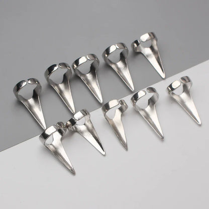 10pcs Retro Punk Gothic Claw Rings – Adjustable Talon Finger Spike Jewelry for Rock, Party, and Cosplay Gift