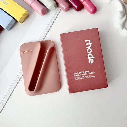 Rhode Long-Lasting Lip Gloss Holder - Magnetic Snap-On Lipstick Case for MagSafe Phone Clips