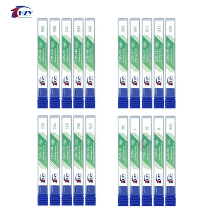 HZY C245 Series Soldering Iron Tips Set – I/IS/K/SK/939/945/966 Universal T245 Compatible Tips for Phone Repair & Soldering Stations