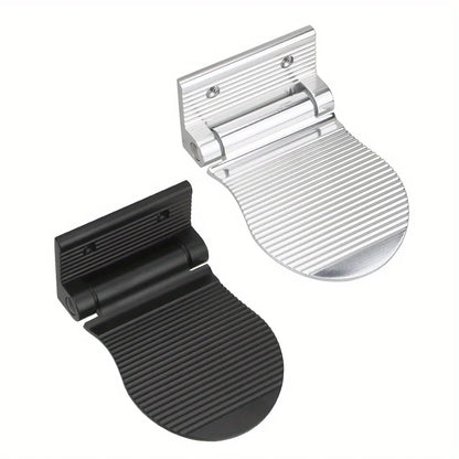Bathroom Shower Footrest – Wall-Mounted Aluminium Alloy Pedestal Footstool, Anti-Slip Foot Pedal in Black or Silver