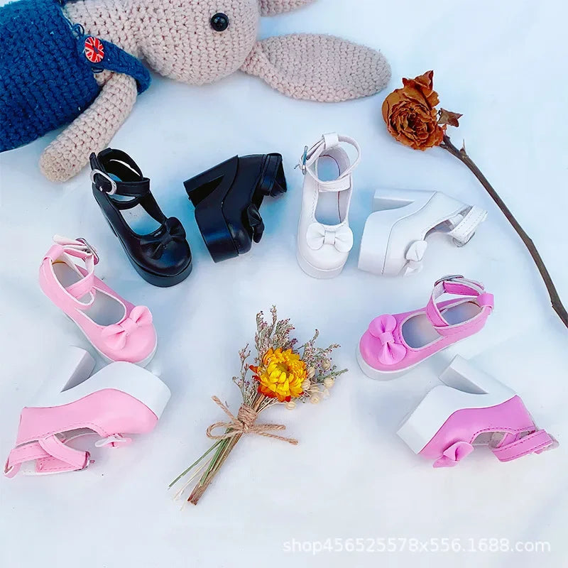 60CM BJD Doll Shoes - PU Leather Single Sandals Accessories for 1/3 Scale Dolls