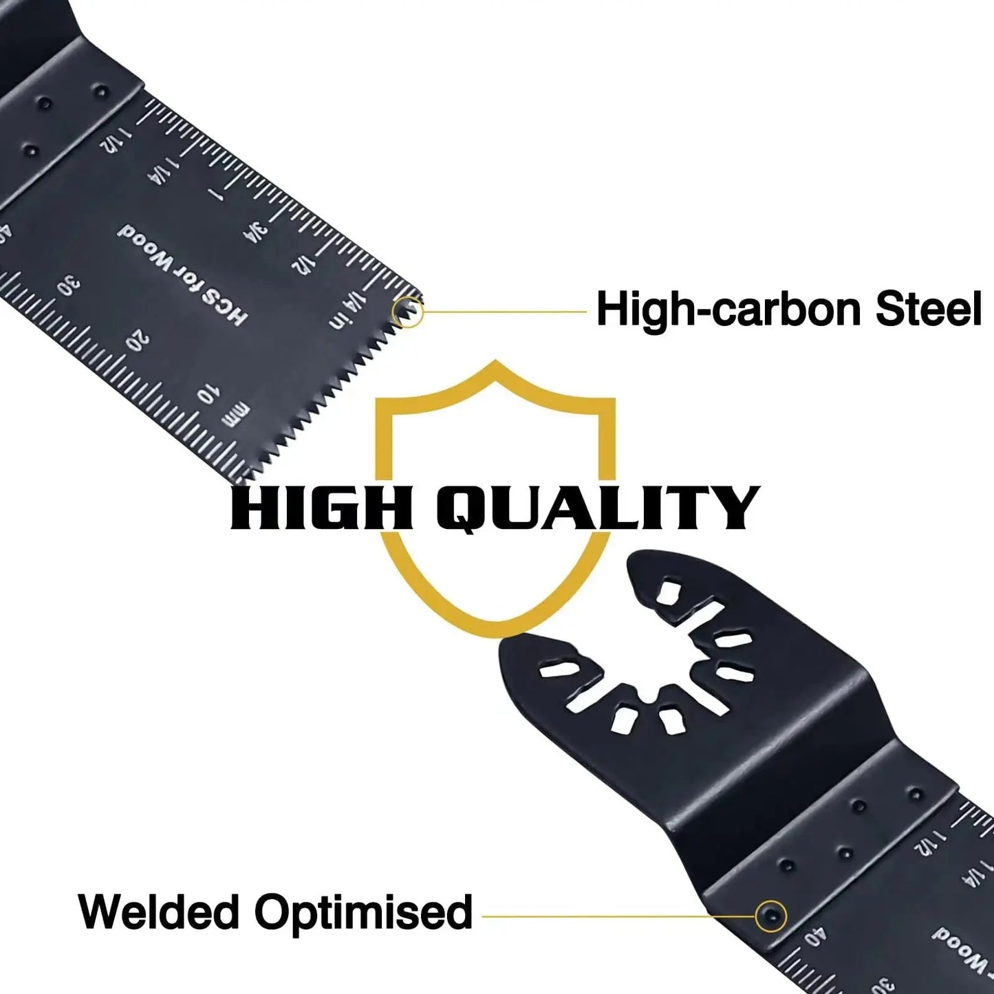 Oscillating Multi-Tool Saw Blades Set (20/50/100Pcs) – Fast Cutting Wood & Metal Renovator Cutter Blades Multi-Function Tool Accessories