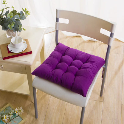 2pcs Thick Comfortable Chair Cushion - Non-Slip Seat Pad for Home Office & Dining Chairs