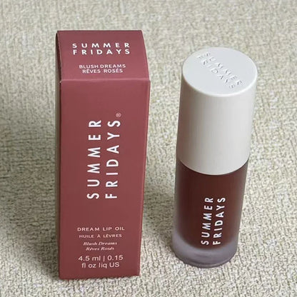 Summer Fridays Lip Balm - Moisturizing Glossy Lip Oil with Vanilla Pink Sugar & Guava Shine