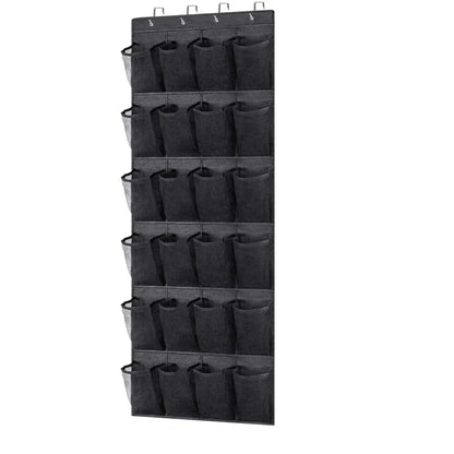 Over The Door Shoe Organizer - 12/14/24/28/35/40 Pocket Large Mesh Hanging Rack for Closet Shoe Storage