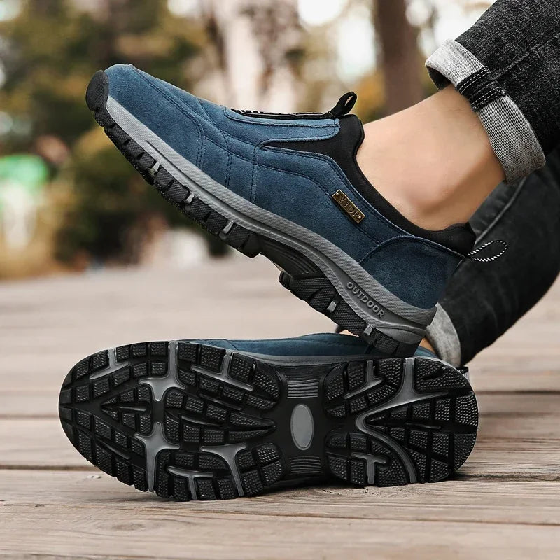 Men’s Lightweight Walking Shoes - Fashion Sport Sneakers with Comfortable Flat Design for Casual Everyday Wear
