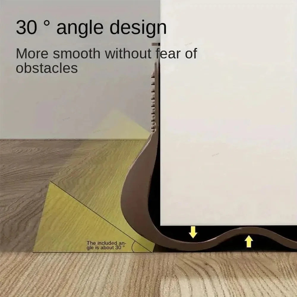 PVC Door Bottom Sealing Strip - Flexible Weatherproof Draft Stopper for Window and Home Insulation Protection