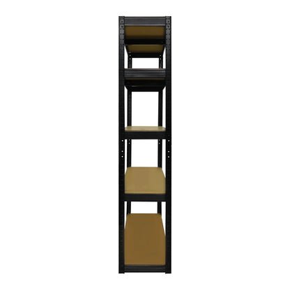 60"x28"x12" Heavy Duty 5-Tier Metal Storage Shelf Unit – Boltless Design, Easy to Assemble