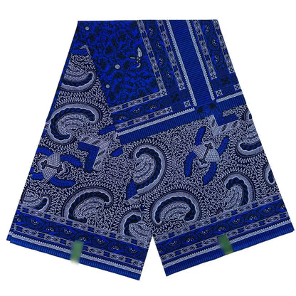 Popular Ankara Wax Fabric - High Quality 100% Cotton African Pagne Print for Dresses & Sewing