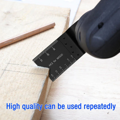 Universal Oscillating Saw Blades - 5-60PCS Multi Tool Cutting Blades with Scale for Wood, Dremel, Milwaukee & DIY Projects