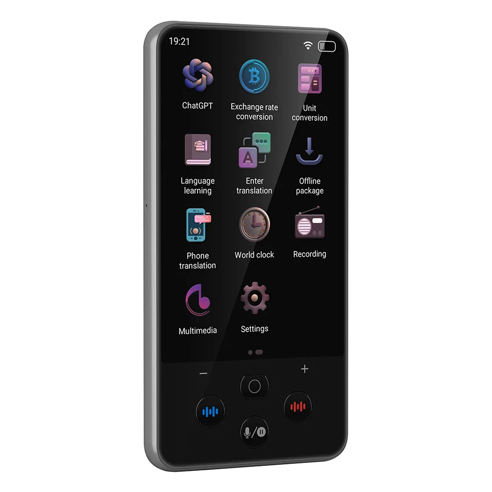 S85 Pro Language Translator Device – 138 Languages, Voice & Video Recording, Offline Translation, 8GB, 2000mAh