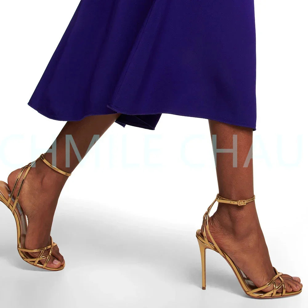Women’s Stiletto High Heel Ankle Strap Sandals – Sexy Evening Dress Shoes 1-CHC-27