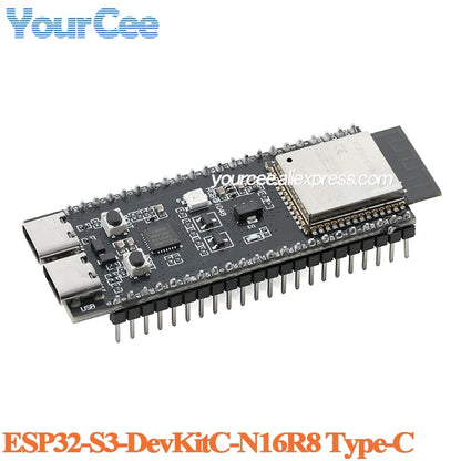 ESP32-S3 Dual Type-C Development Board - N16R8 N8R2 Core Module with Antenna Base for IoT Projects