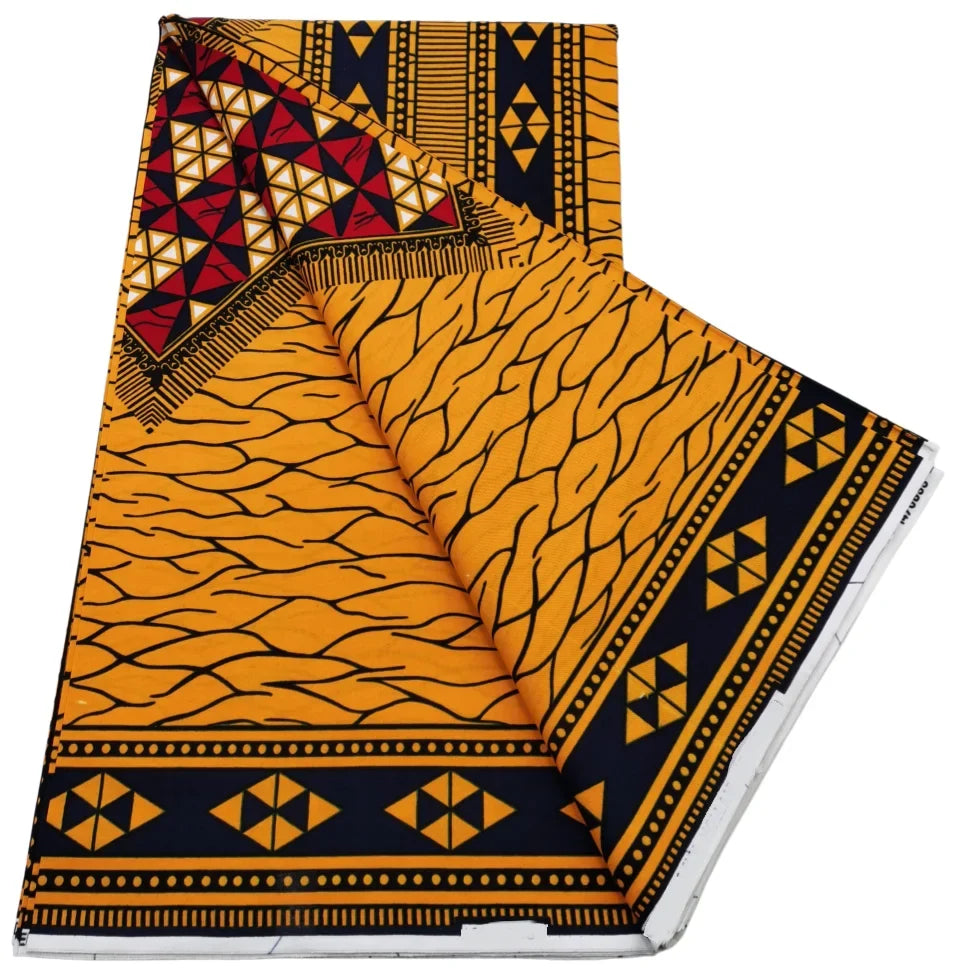 2026 African Real Wax Print Fabric - High Quality Ankara Pagne ABC