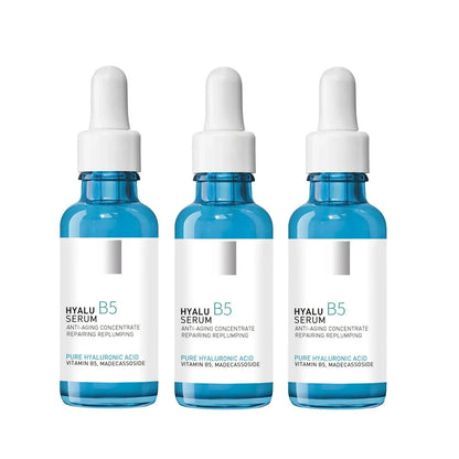 B5 Hyaluronic Acid Facial Serum - Anti-Aging Firming Moisturizer for Fine Lines, Dark Circles & Skin Brightening Care
