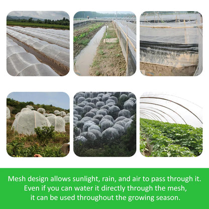 Garden Insect Protection Net – Greenhouse Protective Cover for Flowers, Vegetables, and Fruit Plants